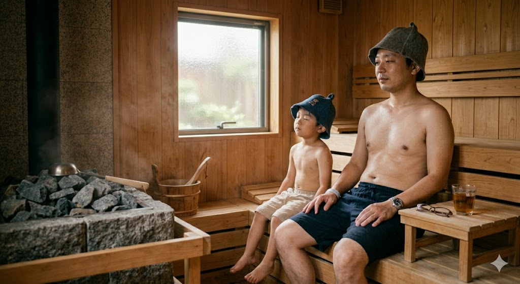 親子サウナで「天才脳」を作る